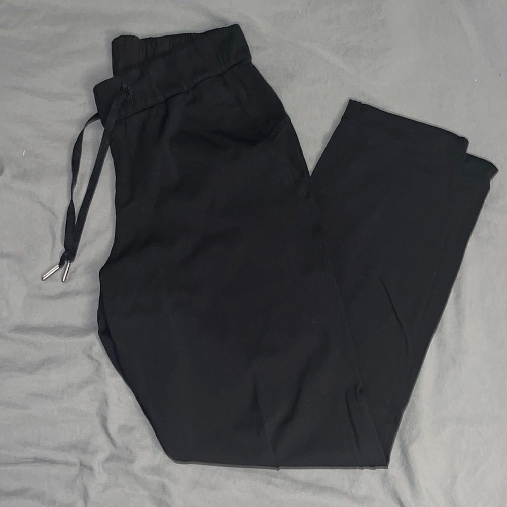 Worn Once Black Lululemon On the Fly Stretch High-Rise Pant 7/8 Length